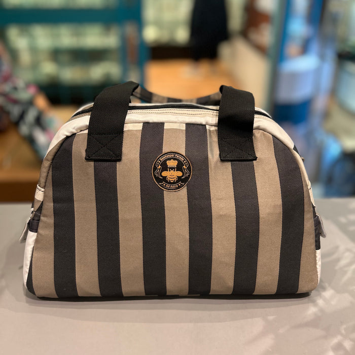 The Charcoal Stripe (Da Vinci Collection) BeeKeeper Handbag