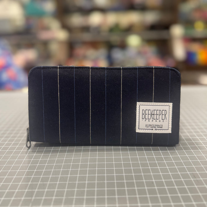 The Navy Stripe 👔 BeeKeeper Purse