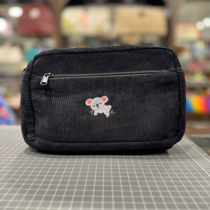 The Koala 🐨🪡 on Black Cord KOKYKAI CROSSBODY BAG
