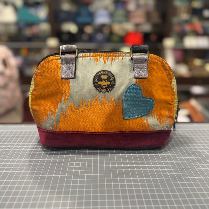 The Orange Electric 🍊 BeeKeeper Clam Shell Handbag