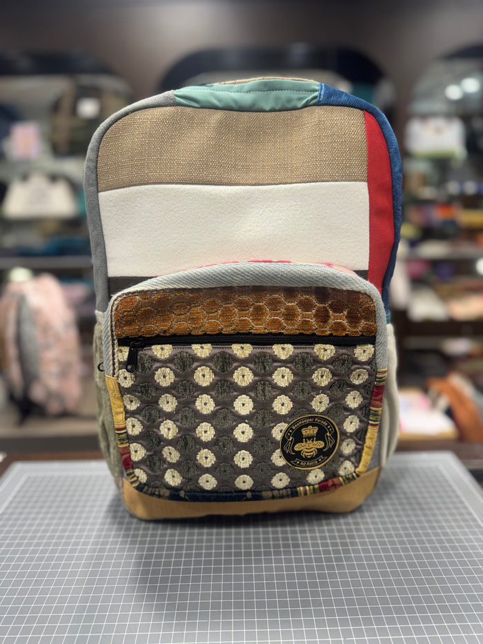 The Spots and Stripes ⚫️ (Da Vinci Collection) BeeKeeper Backpack