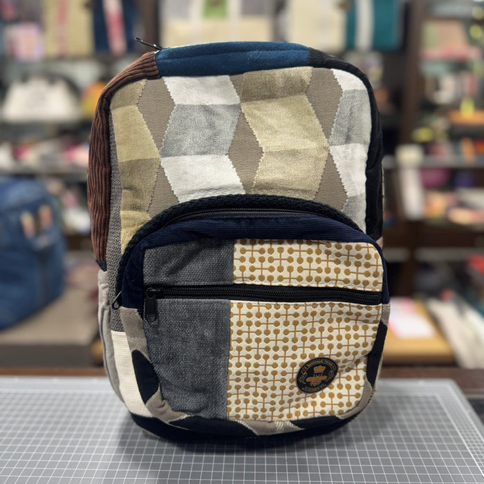 The Geometric ⬛️ Mini-Royal BeeKeeper Backpack (Da Vinci Collection)
