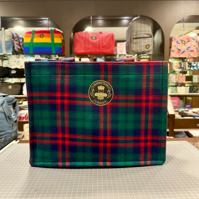 The TARTAN GREEN 💚 KOKYKAI BOOK TOTE