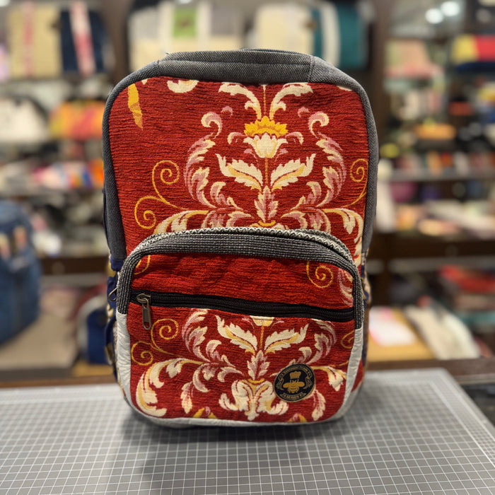 The Regal Red ⚜️ Mini-Royal BeeKeeper Backpack (Da Vinci Collection)