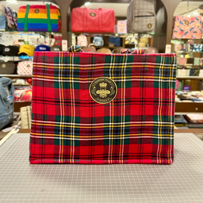 The TARTAN RED ❤️ KOKYKAI BOOK TOTE