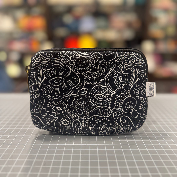 Monochrome Paisley ❧ BeeKeeper Phone + Passport Sleeve