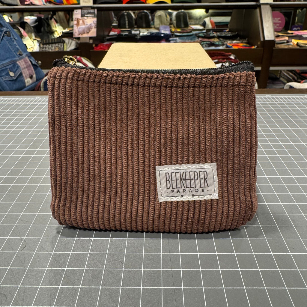 The Brown Corduroy BeeKeeper Coin Purse