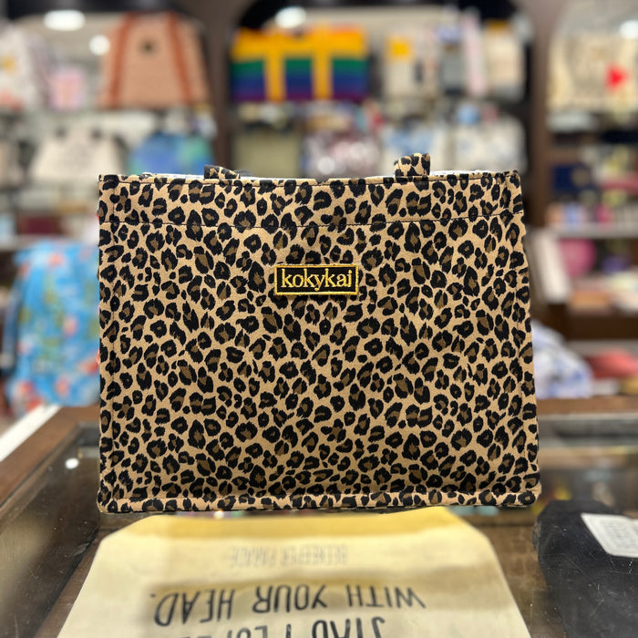 The LEOPARD PRINT 🐆 KOKYKAI BOOK TOTE