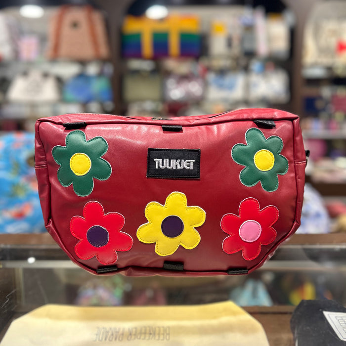 THE WINE FLOWER POWER 🌸 🌼  TUUKJET PANNIER CLASSIC BAG