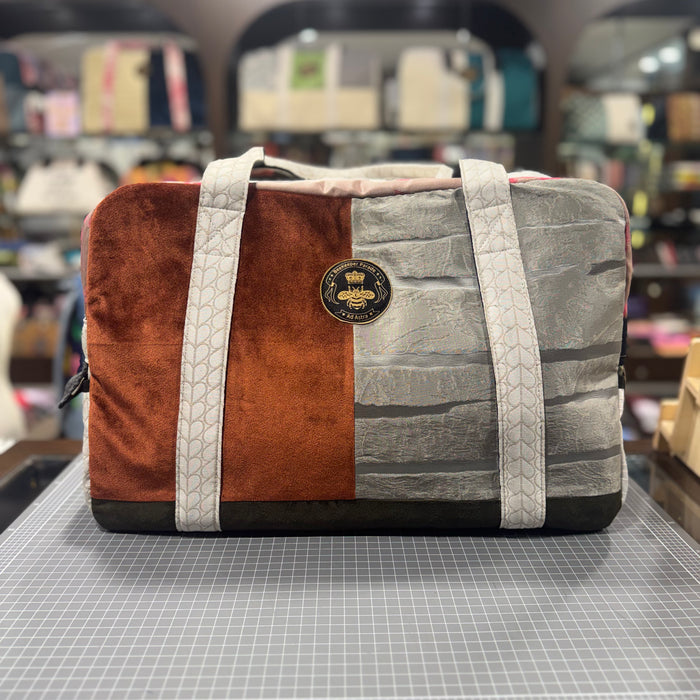 Silver and Bronze ⚜️ Large BeeKeeper Weekender (Da Vinci Collection)