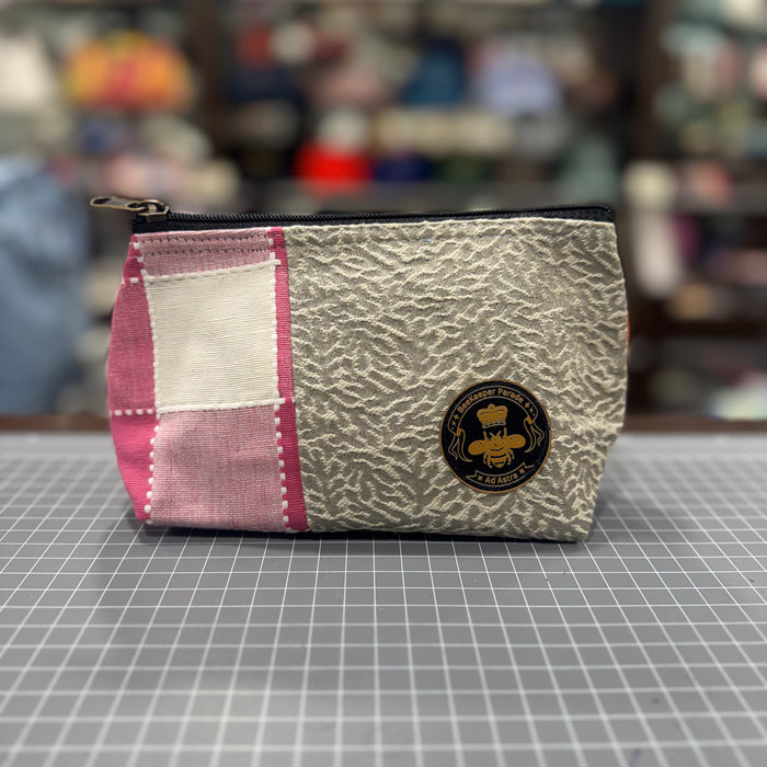 Pink Picnic 🥪 Small Toiletry + Makeup Bag