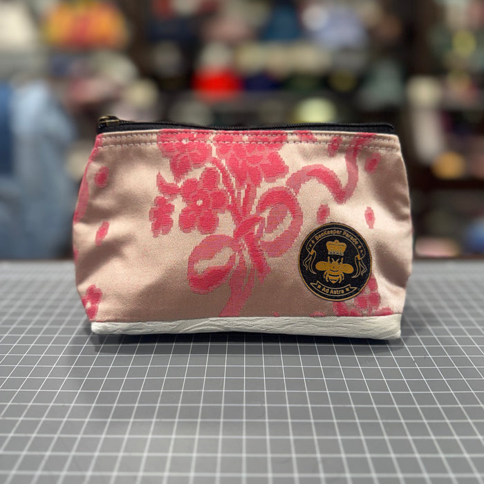 Silk Roses 🌹 Small Toiletry + Makeup Bag