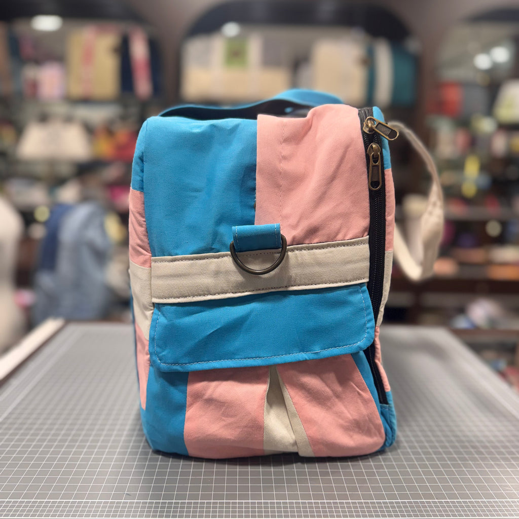 💖PREORDER: The Trans Pride 🏳️‍⚧️ Large BeeKeeper Weekender (Masterpiece)