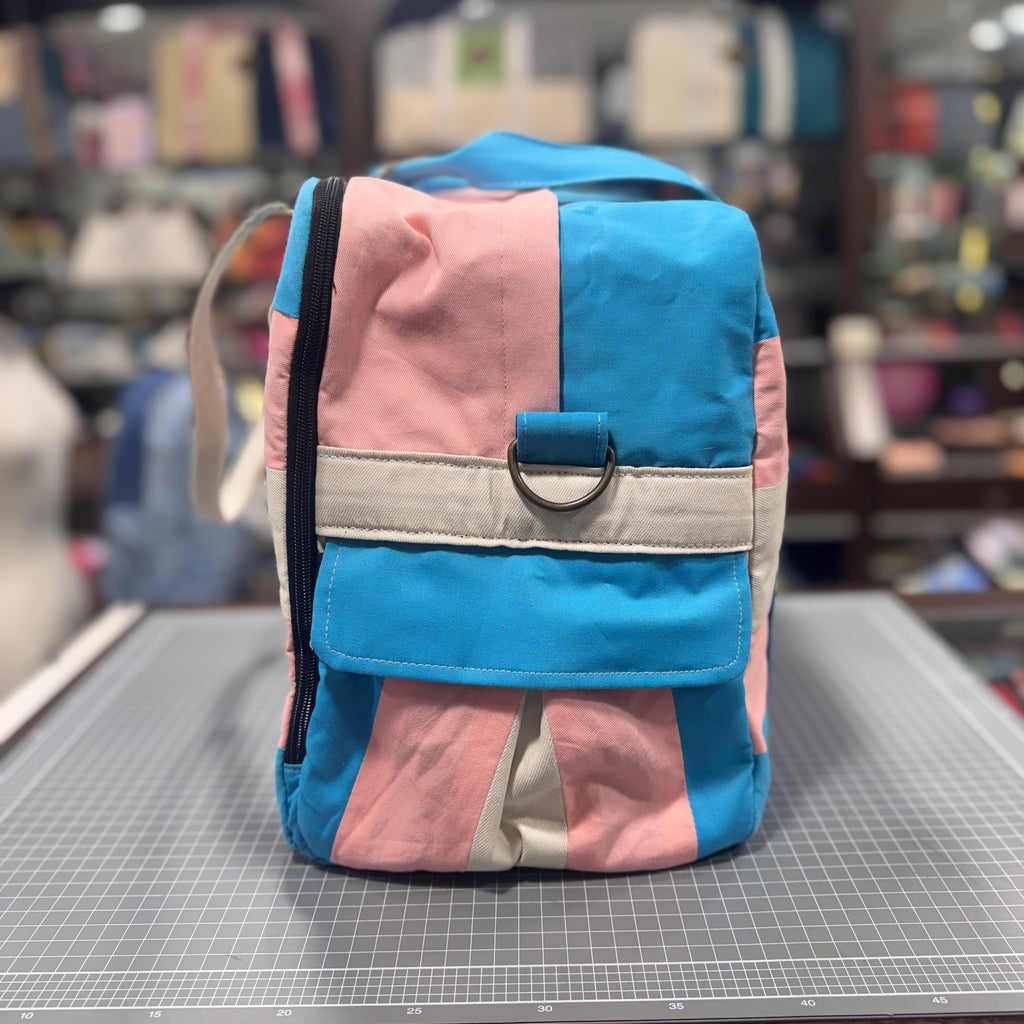 💖PREORDER: The Trans Pride 🏳️‍⚧️ Large BeeKeeper Weekender (Masterpiece)