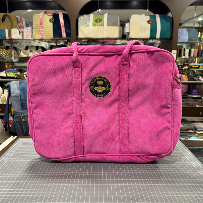 The Hot Pink 💖 Corduroy Laptop Messenger BeeKeeper Bag