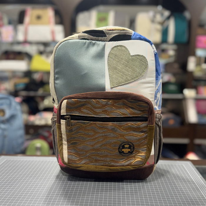 The Sage Heart 💚 Mini-Royal BeeKeeper Backpack (Da Vinci Collection)