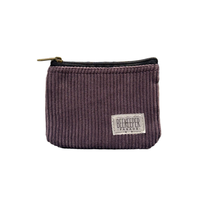 The Lavender 💜 Corduroy BeeKeeper Coin Purse