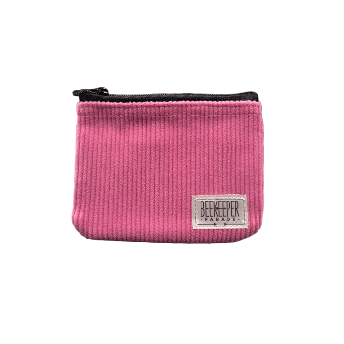 The Panda Hot Pink 💗 Corduroy BeeKeeper Coin Purse