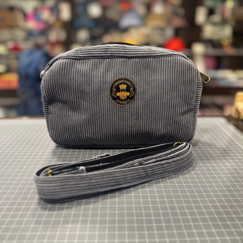 The Koala 🐨 Grey Corduroy KOKYKAI CROSSBODY BAG