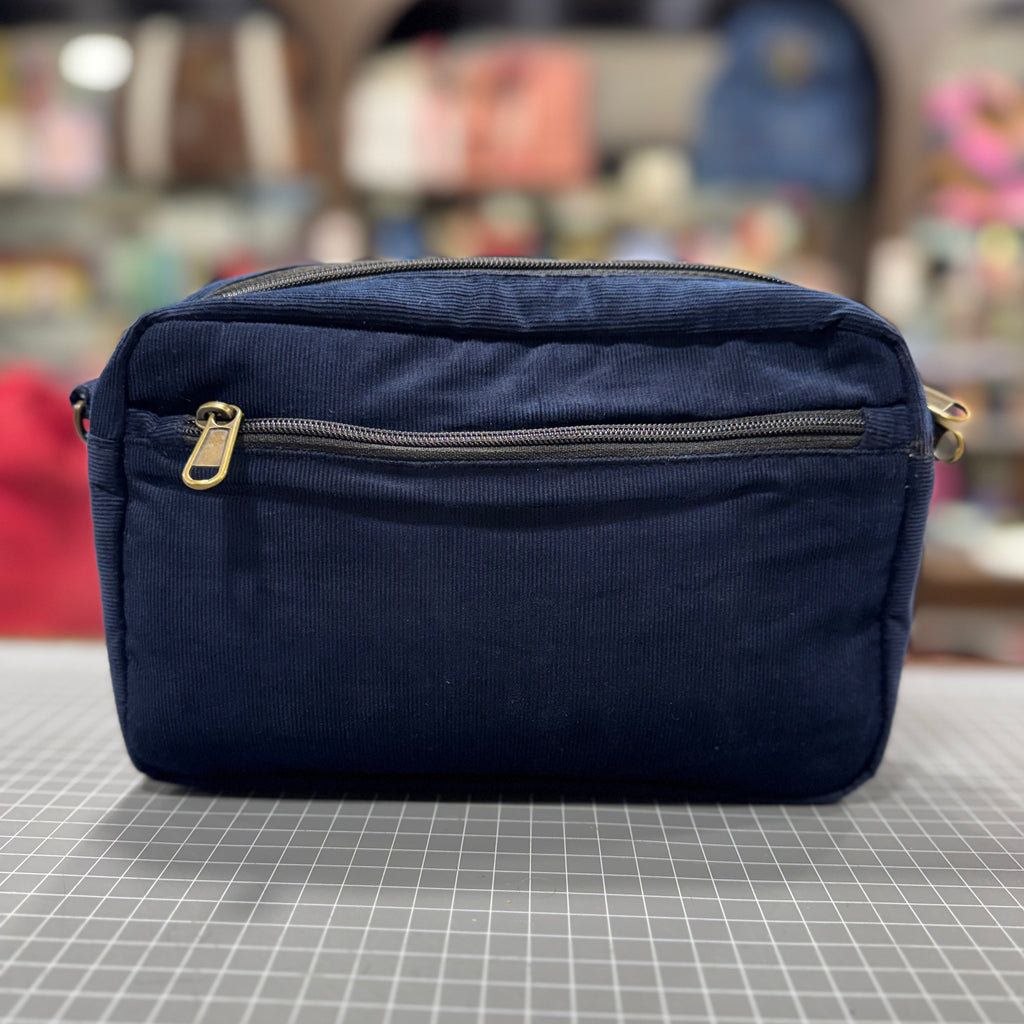 The Ocean 🌊 Navy Corduroy KOKYKAI CROSSBODY BAG