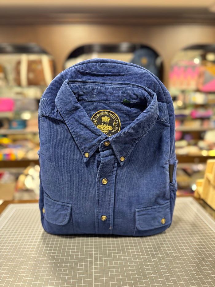 The Blue Corduroy 🌊 Classic Shirt BeeKeeper Parade Backpack