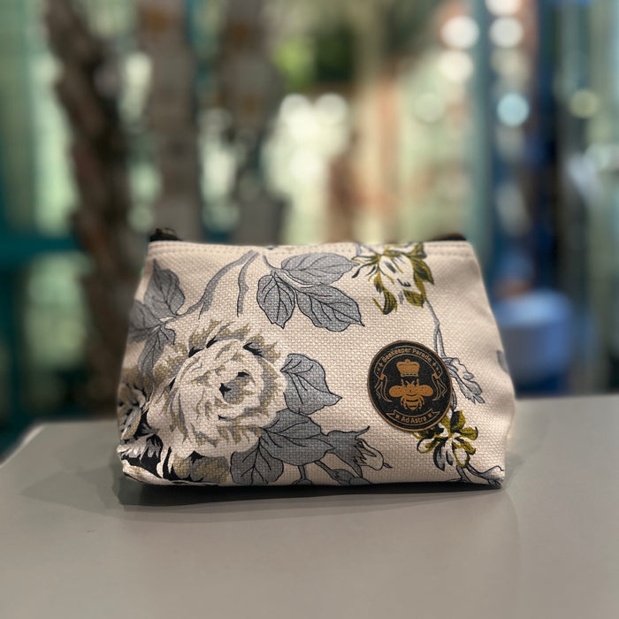 The Flower Bliss Small Toiletry + Makeup Bag