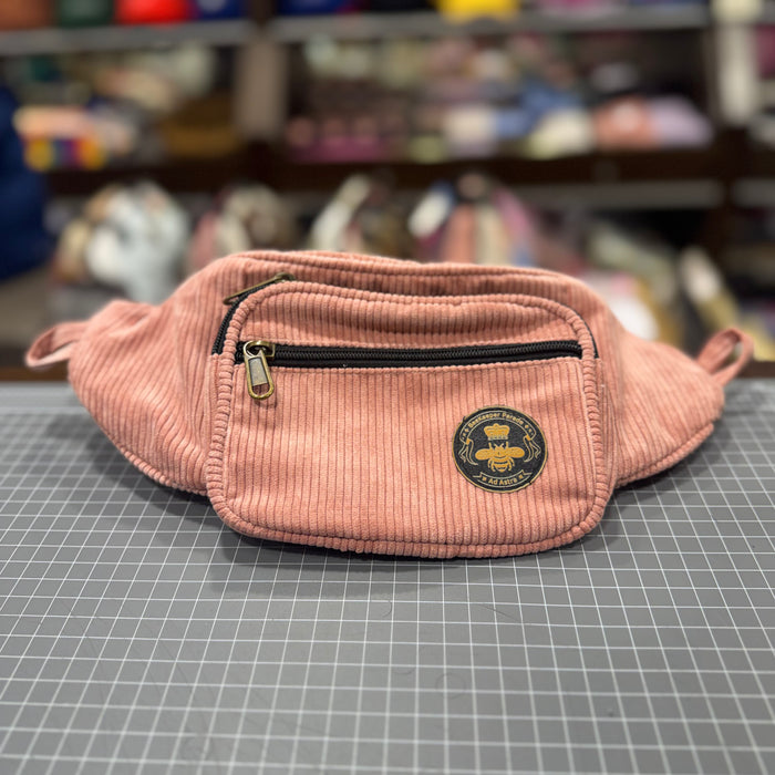 The Cherry Blossom 🌸 Pink Corduroy BeeKeeper Bumbag