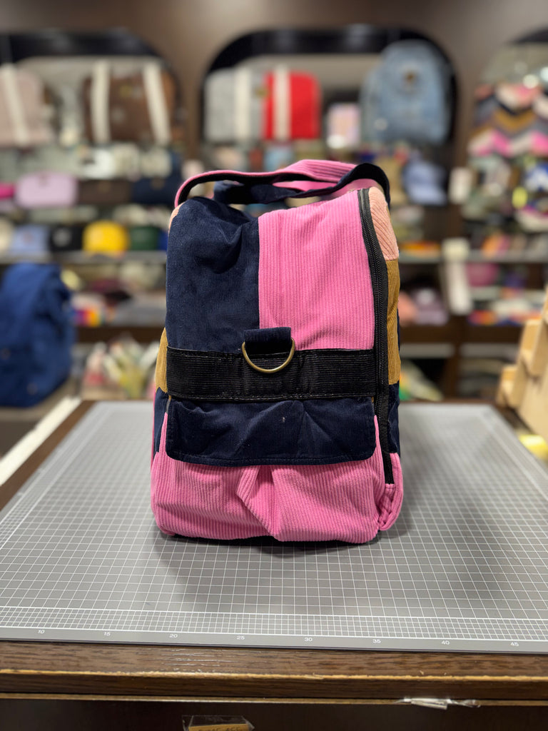 The Ice Cream Drip 🍦 Corduroy Medium BeeKeeper Weekender (Da Vinci Collection)