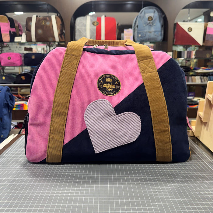 The Heart ❤️ Corduroy Medium BeeKeeper Weekender (Da Vinci Collection)