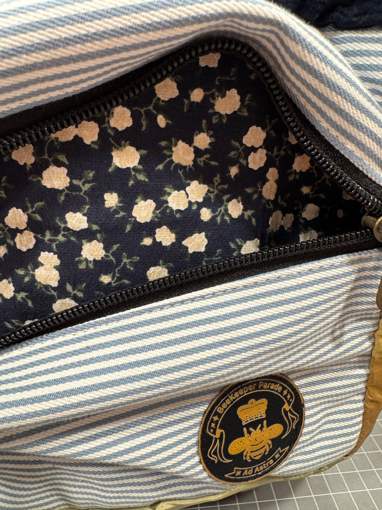 The Stripes on Stripes 🦓 Mini-Royal BeeKeeper Backpack (Da Vinci Collection)