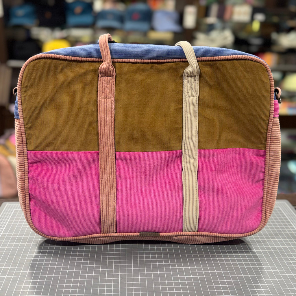 The Diamond Cut 💎 Corduroy Laptop Messenger BeeKeeper Bag