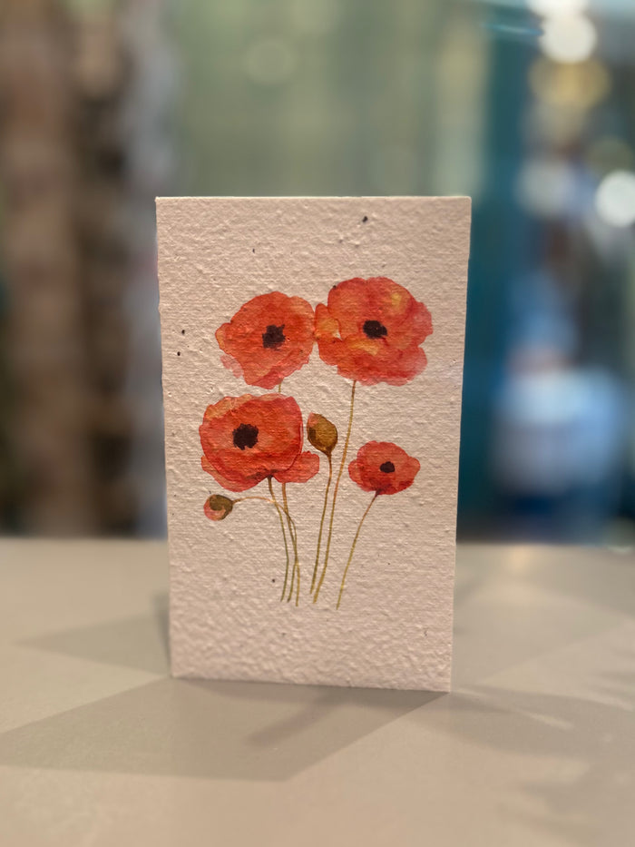 The Poppy Bunch Card (that grows)