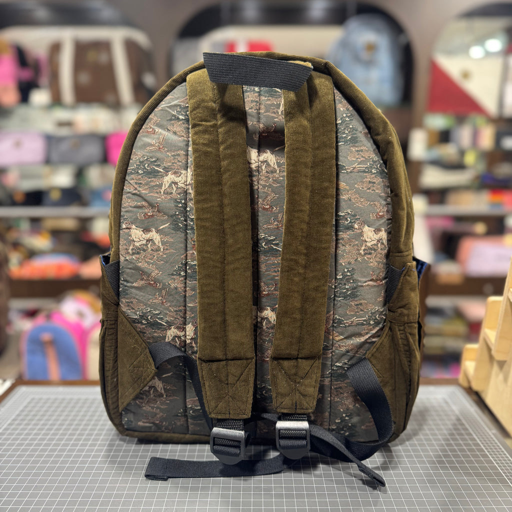 The Khaki Corduroy 🦓 Classic Shirt BeeKeeper Parade Backpack