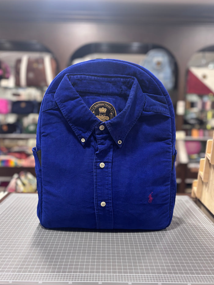 The Blue Corduroy No. 2 🌊 Classic Shirt BeeKeeper Parade Backpack