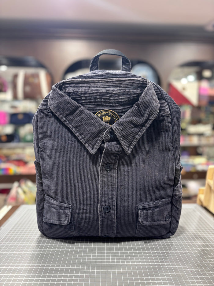 The Gray Corduroy No. 1 ☕️ Classic Shirt BeeKeeper Parade Backpack