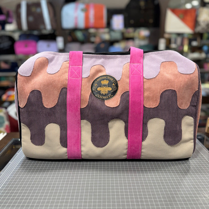 The Ice Cream Drip 🍦 Corduroy BeeKeeper Carry-All (Da Vinci Collection)