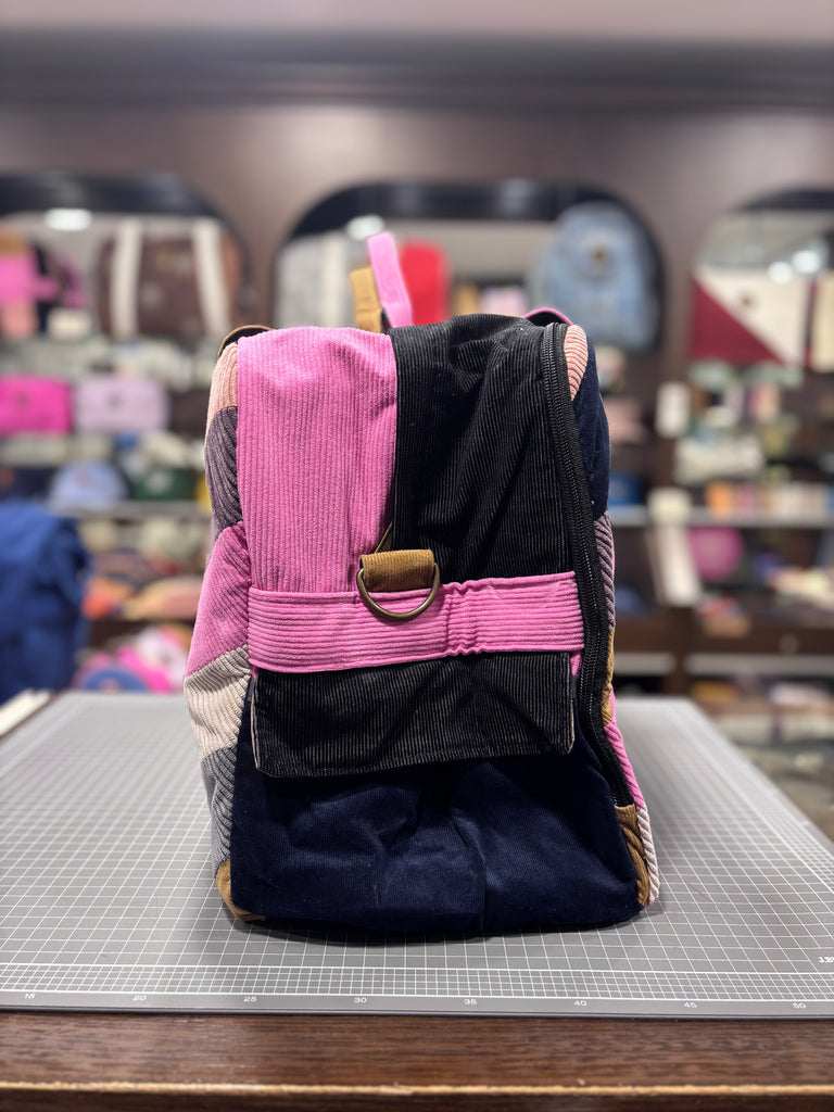 The Herringbone 💠 Corduroy Large BeeKeeper Weekender (Da Vinci Collection)