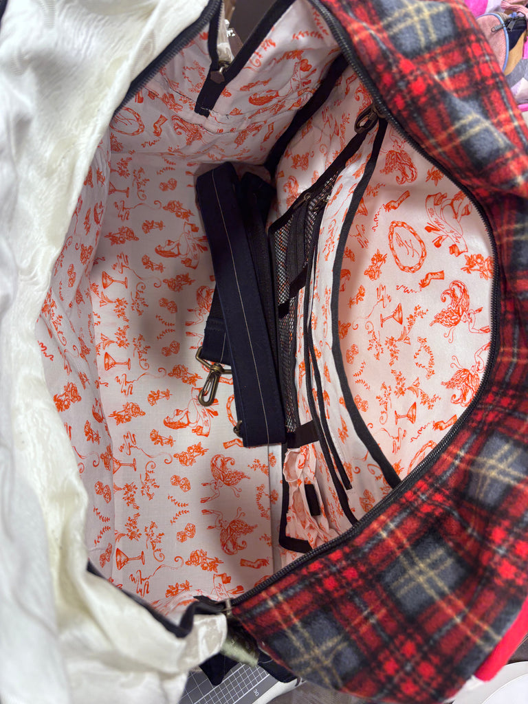 The Strawberry and Cream 🍓 Large BeeKeeper Weekender (Da Vinci Collection) (Copy)