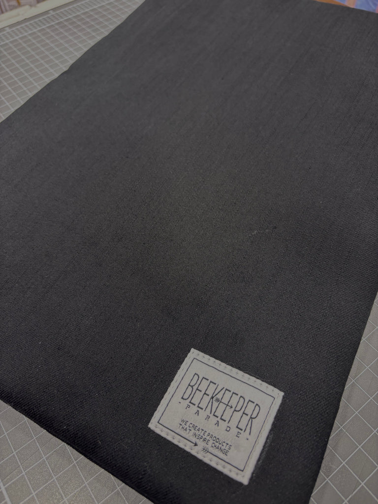 The Panda Black 🐼 Canvas 15inch BeeKeeper Laptop Sleeve