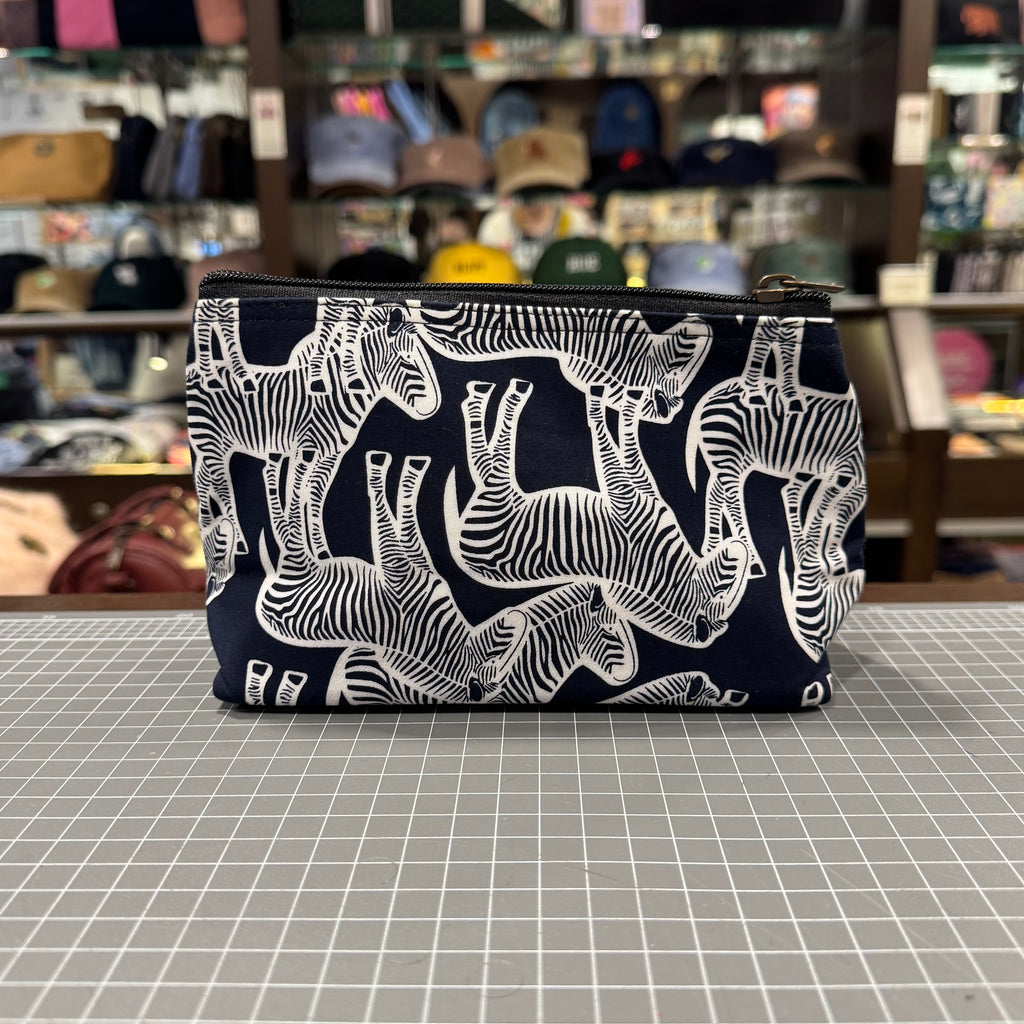 The Zebras 🦓 Small Toiletry + Makeup Bag 🚃 Melbourne Collection
