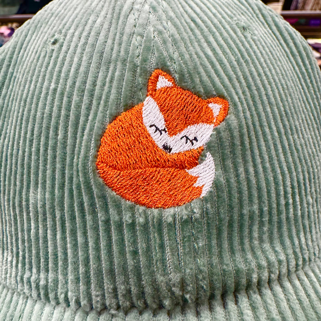 The Fox 🦊 Embroidered Cap 🧢 🎨 with COLOUR options