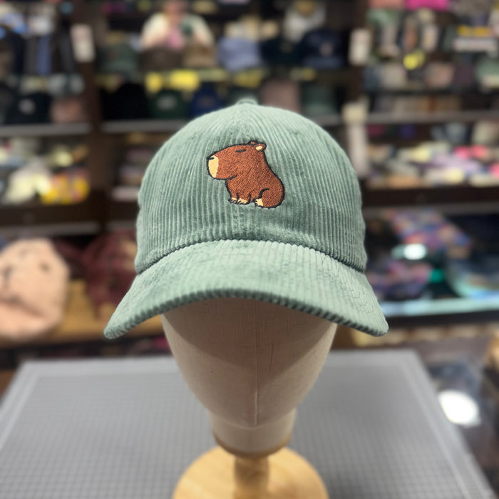 The Capybara 🍊 Embroidered Cap 🧢 🎨 with COLOUR options