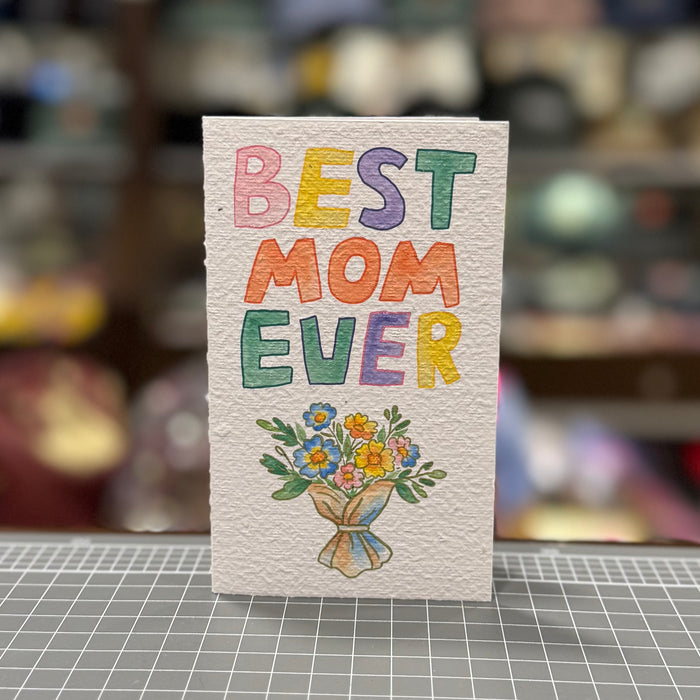 Best Mum Ever 💐 Card (that grows)