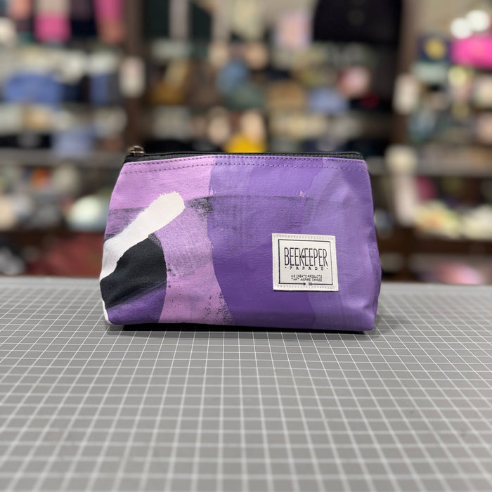 The Painted Canvas No. 1 🧑‍🎨 Small Toiletry + Makeup Bag 🚃 Melbourne Collection