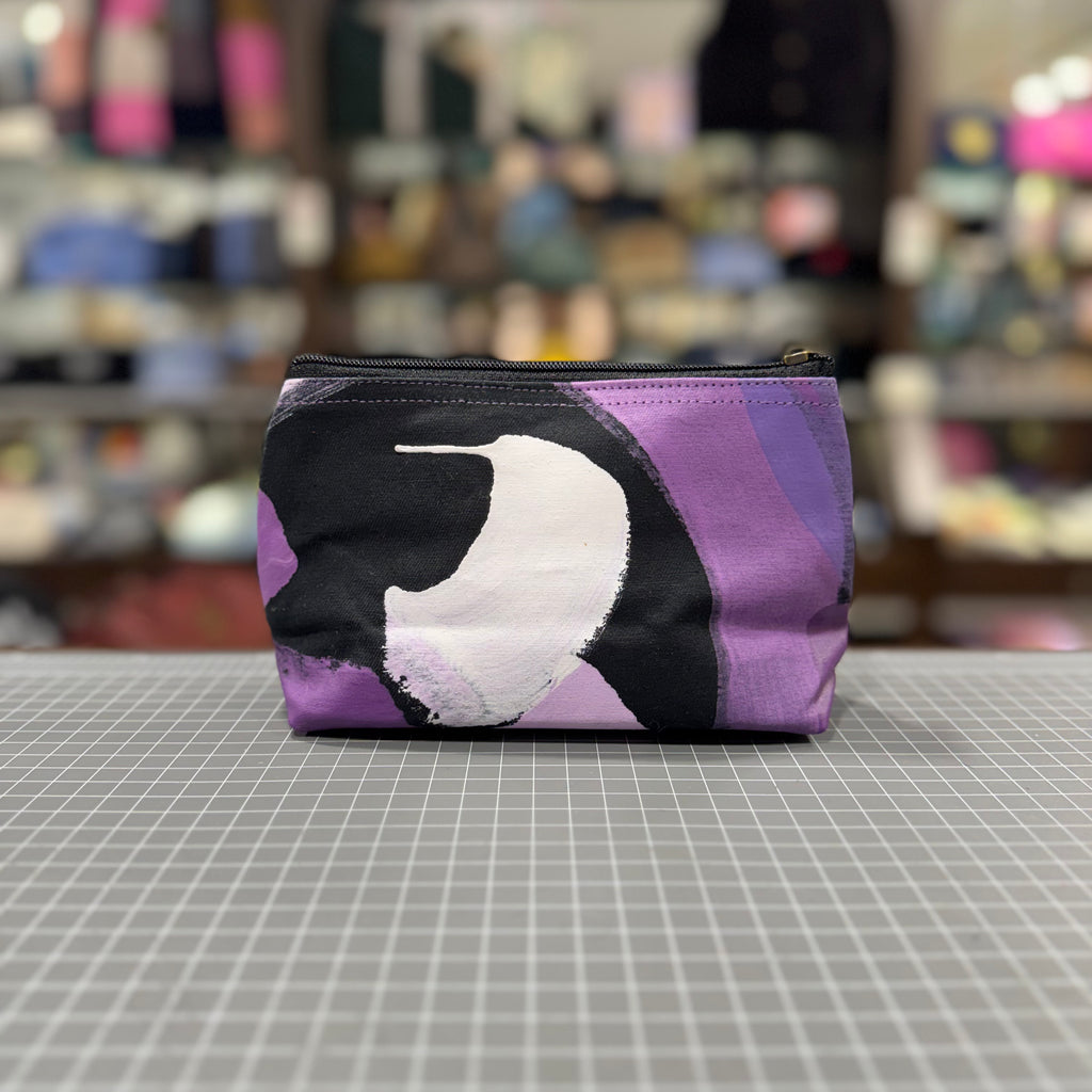 The Painted Canvas No. 3 🧑‍🎨 Small Toiletry + Makeup Bag 🚃 Melbourne Collection