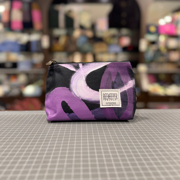 The Painted Canvas No. 5 🧑‍🎨 Small Toiletry + Makeup Bag 🚃 Melbourne Collection