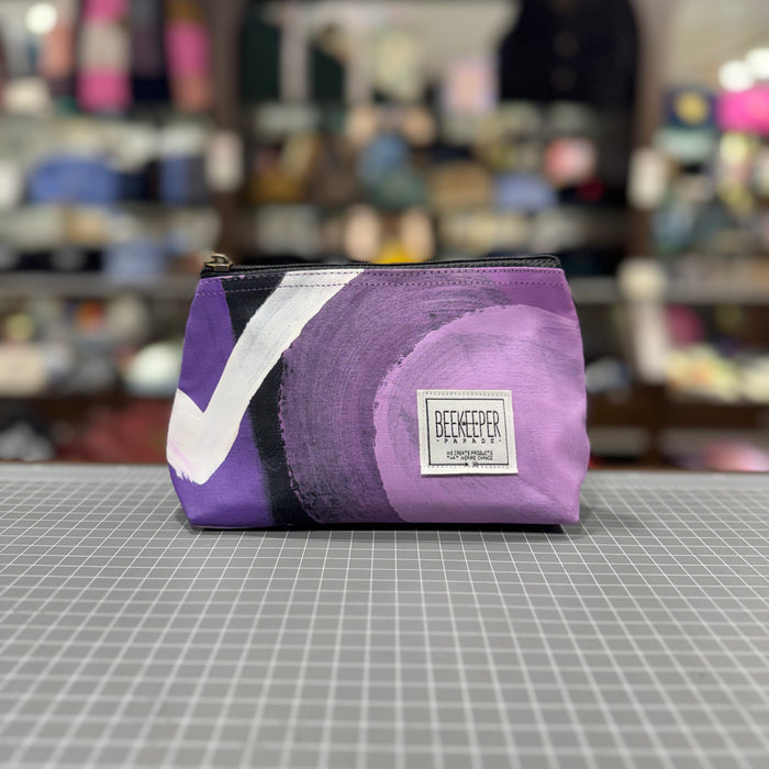 The Painted Canvas No. 7 🧑‍🎨 Small Toiletry + Makeup Bag 🚃 Melbourne Collection