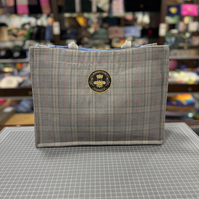 The Plaid Suit 🕴 KOKYKAI BOOK TOTE