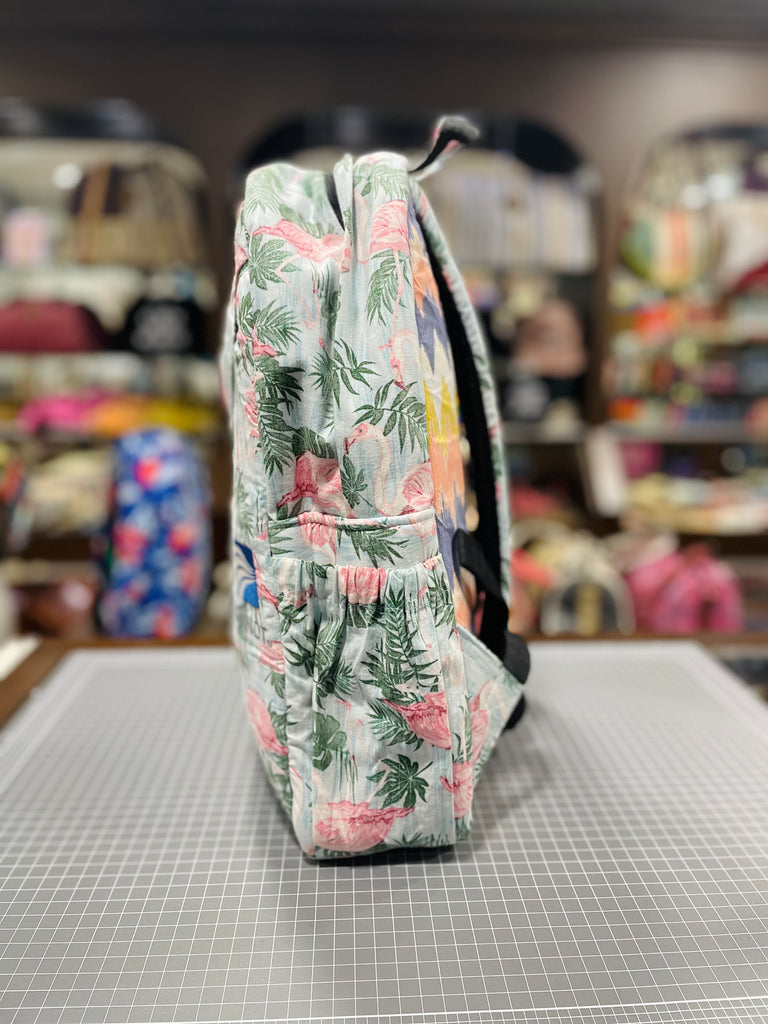 The Flamingo Paradise 🦩 Classic Shirt BeeKeeper Parade Backpack