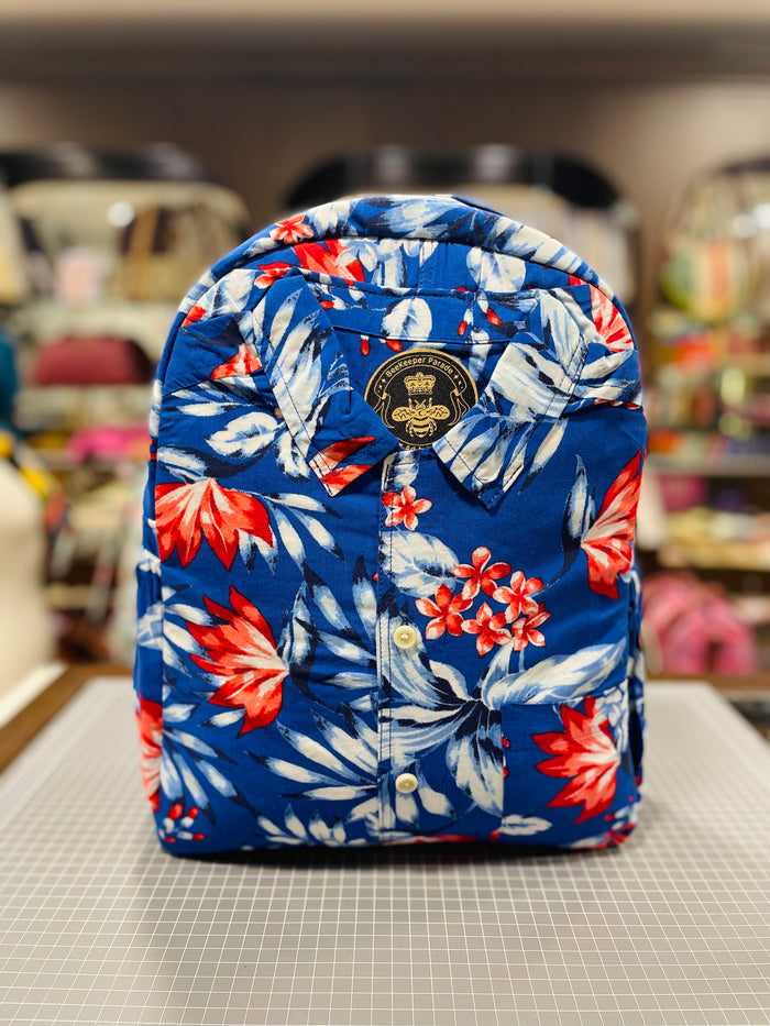 The Scarlet Frangipani 🌸 Classic Shirt BeeKeeper Parade Backpack